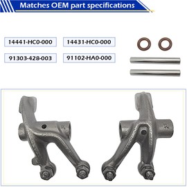 GOLKNHA 300EX Rocker Arm Compatible with FourTrax 250 TRX250X 1987-1992 TRX300EX 1993-2008 TRX300X 2009 OEM# 14441-HC0-000 14431-HC0-000