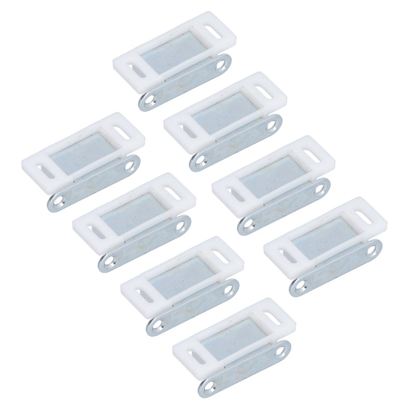8 Set Stainless Steel Magnetic Door Catch Cupboard Closet Cabinet