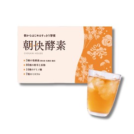 「 朝快酵素 」 ファスティング 酵素ドリンク パウチタイプ ７日間 置き換え 発酵 ダイエット 無添加 野草 乳酸菌 麹菌 酵母菌