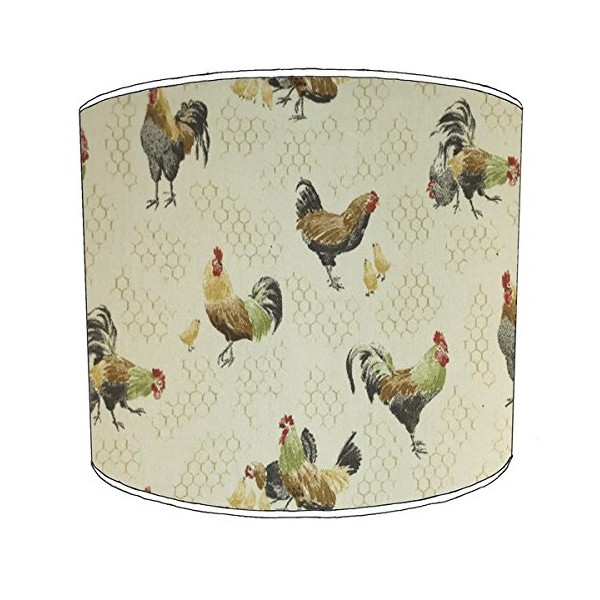 Chicken Hen Cockeral Rooster Lampshade For A Ceiling Light In 3 Sizes - Free Personalisation
