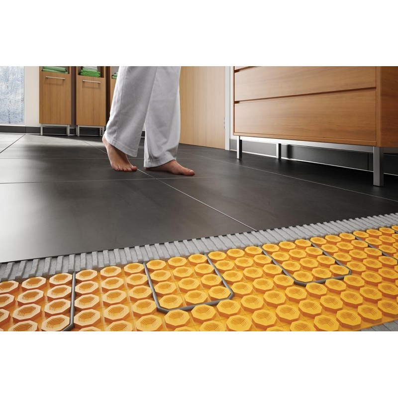 Schluter Ditra-Heat Electric Floor Heating Membrane with Uncoupling, Waterproofing, Vapor