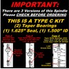 HD Switch (1 Kit Spindle Rebuild Kit Replaces Scag 461663,