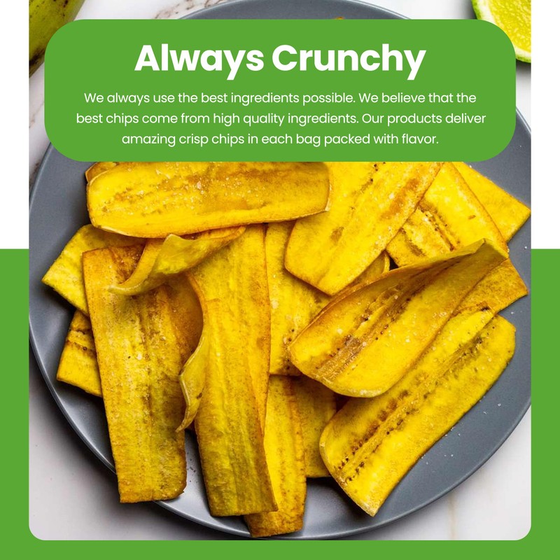Lam's Plantain chips, banana chips, Sweet || Maduro || Yuca
