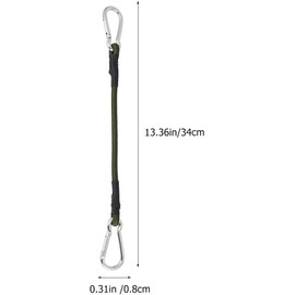 Abaodam 5 Piezas Cordones De Bungee con Ganchos Cuerda Elástica Sujetadora para Equipaje Carpas Y Camping para Remolques Techos Y Caravanas 13.38In