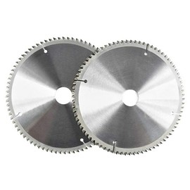 Pack of 2 Carbide Circular Saw Blades 210 mm 80T 30 mm Bore TCT Saw Blades Ring Chop Cutting for Wood Cutting Soft Metals