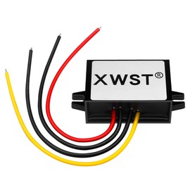XWST DC/DC Converter Regulator 36V 48V Step Down to 12V 2A 24W Reducer Buck Power Converter Waterproof Module Transformer for Golf Cart Club Car