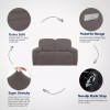 PureFit Super Stretch Loveseat Recliner Sofa Couch Cover with Pocket