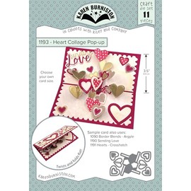 KB RILEY LLC KB Riley Dies COLL, Heart Collage Pop-Up