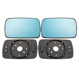LST 2 x Exterior Wing Mirrors Heated Aspherical Left Right Blue E30 E36 E28 E34 E39 E23