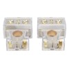 2 Pcs Battery Terminal Connectors 0/2/4/6/8AWG with Shims Protector Cover