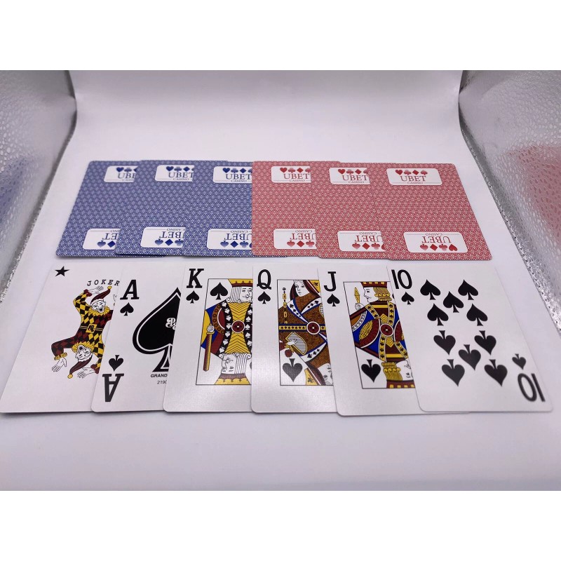 PAULSON Poker Playing Cards UBet Casino (24 Decks) - Red/Blue