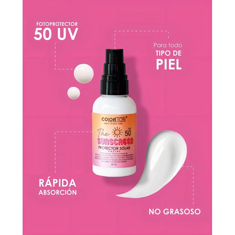 Potector Solar Facial The Sun Screen Colorton Fps