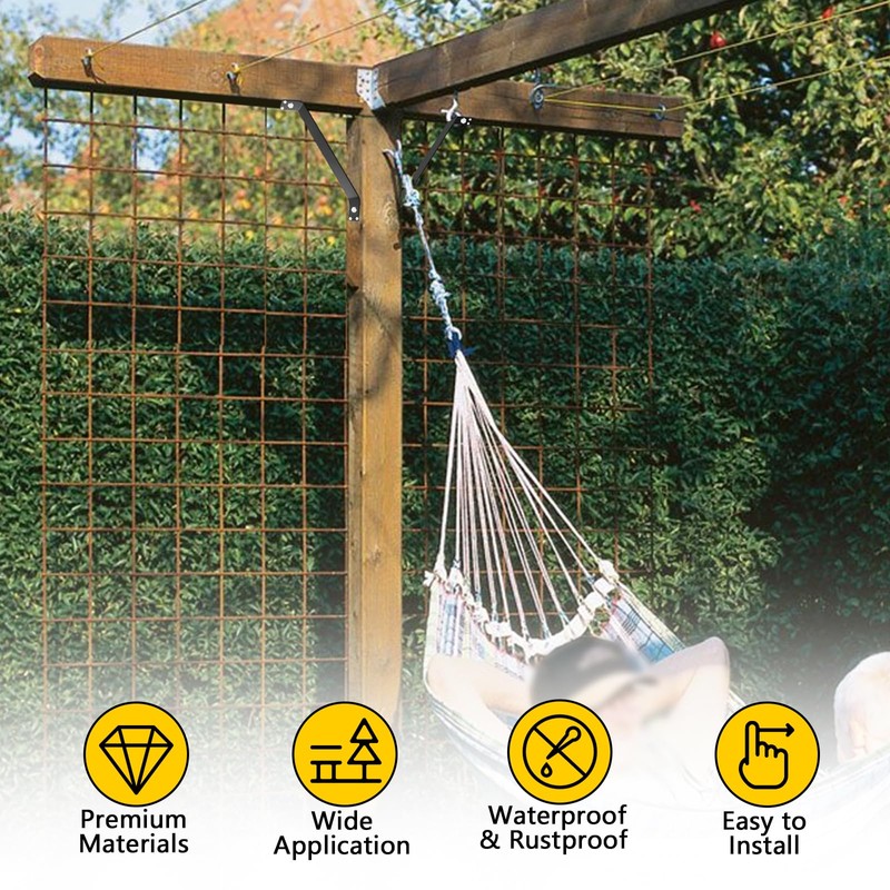 VEVIVOOVY 8pcs Inside 45 Degree Angle Bracket,L/7-1/4 x 1/8 x