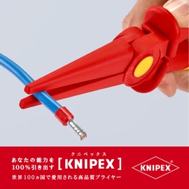 Knipex Long Nose Plastic Insulated Pliers 220mm