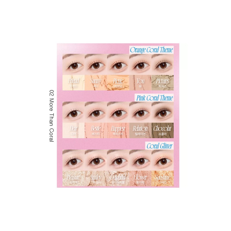 fwee [fwee]More Mood Eyeshadow Palette (6 Colors)