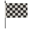 AZ FLAG CHECKERED BLACK AND WHITE TABLE FLAG 5'' x