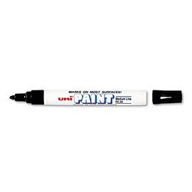 Sanford 63601 Uni-Paint Oil Based Marker, Medium Point, Black Ink, 1/Each