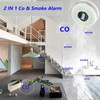 Yfwsrecinoe 2 Pack Upgraded Combination Smoke and Carbon Monoxide Alarm