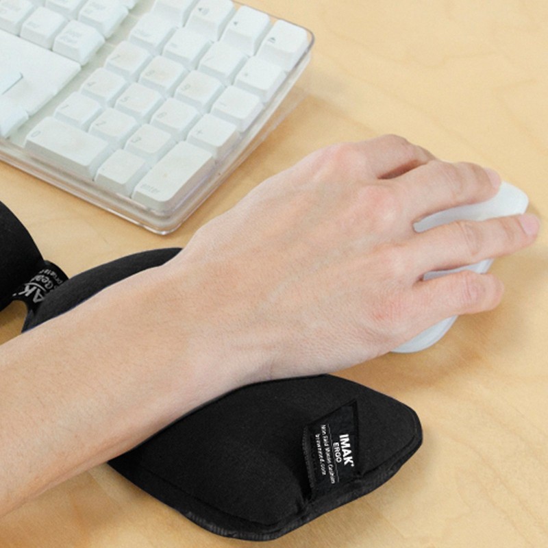 Imak 570951 Cushion Ergobeads Wrist Rest Black (A10165)