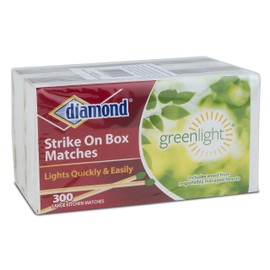 Diamond Greenlight Strike on Box Matches, 300 Count (Pack of 2)
