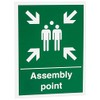 Seco Assembly Point Sign, 150mm x 200mm - 1mm Semi