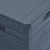 vidaXL Anthracite Patio Storage Box - Durable, Weather-Resistant Outdoor Storage