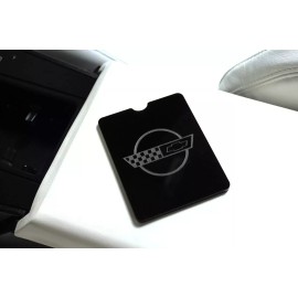 Silvey Solutions BUNDLE! C4 Corvette Information Center Cover Plate/ Console Cover C4 Emblem