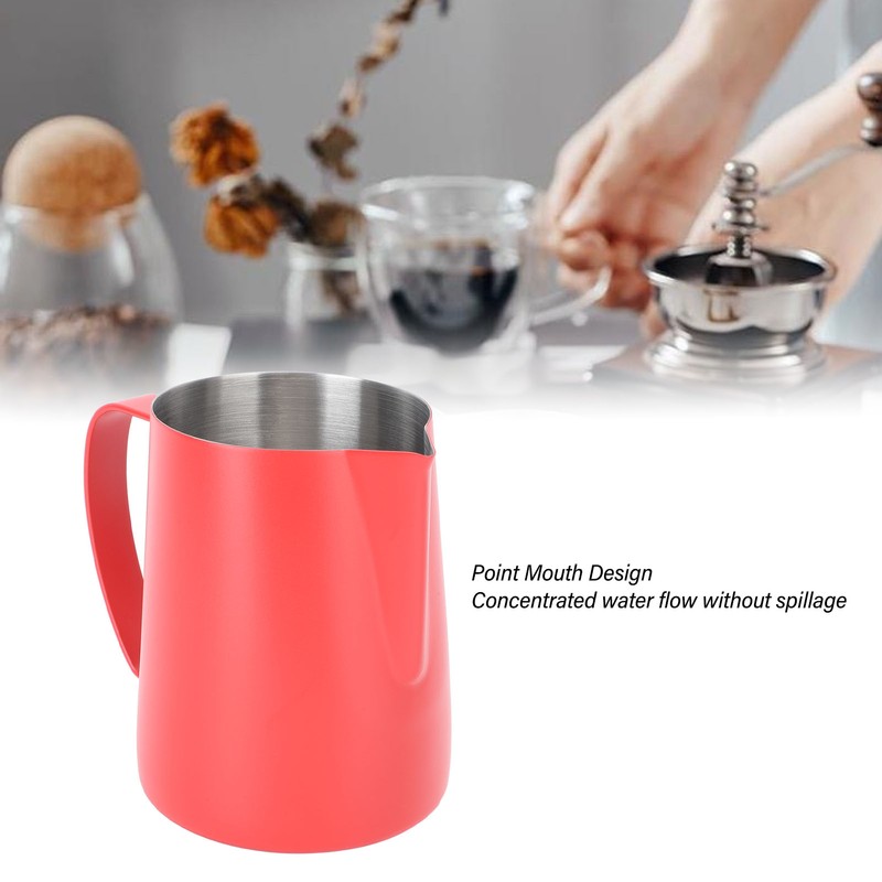 480ML Coffee Frothing Cup 304 Stainless Steel Milk Frother Jug