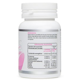 Linnia | Suplemento Alimenticio para Mujer Jannis Fem de 30 Cápsulas | Con Aguaje, Açaí, Algas Marinas y Colágeno Hidrolizado | Con Vitaminas y Minera