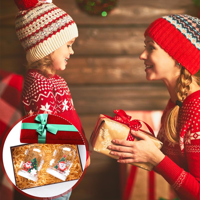 Shappy 12 Set Valentine's Day Snow Globe Craft Kit DIY