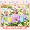 Kolldenn 72 Pcs Easter Bunny Candy Boxes with Handle, Easter