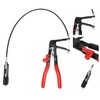 Flexible Wire Hose Clamp Plier Steel RustProof Red Black Automobile