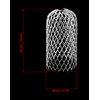 QWORK® 4 Pack Aluminum Gutter Guards, Expandable Aluminum Screen Filter,