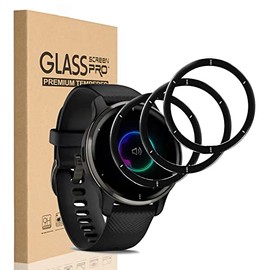 HEYUS [3 Pack] for Garmin Venu 2 Plus Screen Protector, 3D Curved Full Coverage Black Edge Anti-Scratch Anti-Bubble HD Clear Flexible Protective Film for Venu 2 Plus 43MM