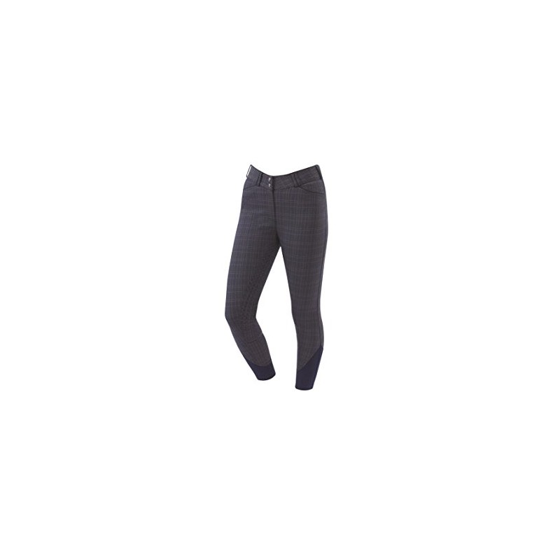 Dublin Prime Gel Full Seat Breeches Ladies (Navy Plaid, 16/34")