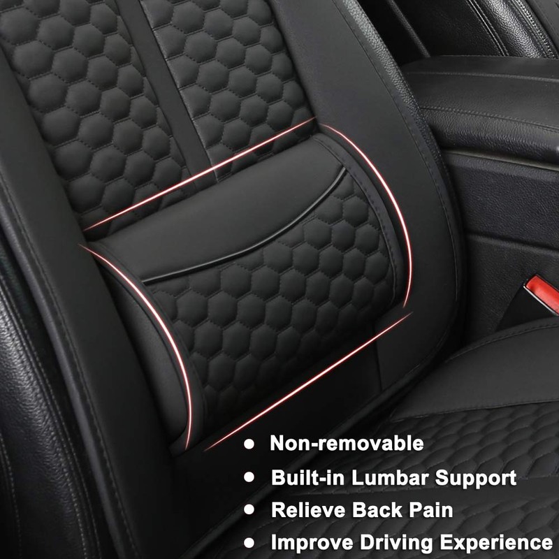 Black Panther Car Seat Cover, 1 Piece Universal Sideless Driver