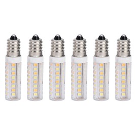 6PCS 52LED E14 Bulb 3 Color Small Light Bulb 7W  Table Lamp Ceiling Lamp Bulb for Household