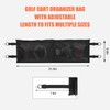 Adjustable Golf Cart Overhead Storage Bag, No Drilling Golf Cart