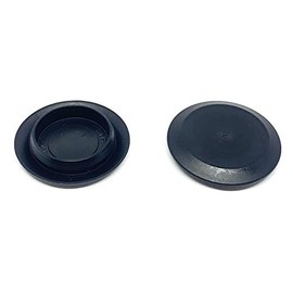 TOP SECRET PDR 1" Flush Type Head Plugs Designed for use in Sheet Metal up to 0.3-.08" or 0.076-2.03mm Hole Diameter for snap in 1" (1", Black, 10)