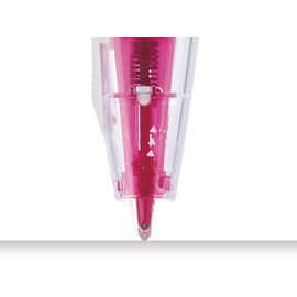 PLUS Japan, Correction Roller Penstyle in Pink, 1 Piece Pack (1x 1 Roller)