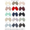Curvy's Big Thick Double Ribbon Barrette & Rubber 3 Tier