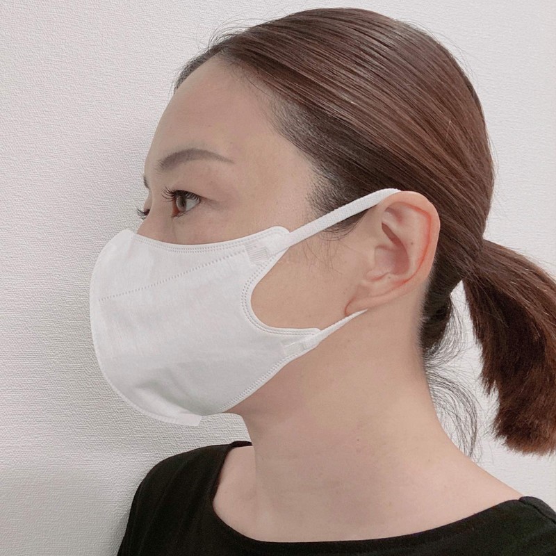 Natural Moon Organic Cotton Mask, Regular Size, 7 Pieces, Non-Woven