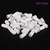 DMiotech 200 Pack 5/16" ID White Screw Thread Protectors Rubber