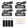 DREAMIZER Car Warning Light, 4 LEDs, Emergency Strobe Flashing Lights,