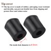 HilBeliFU Cello Stopper, 2 Pcs Cello Endpin Rubber Cap Set,