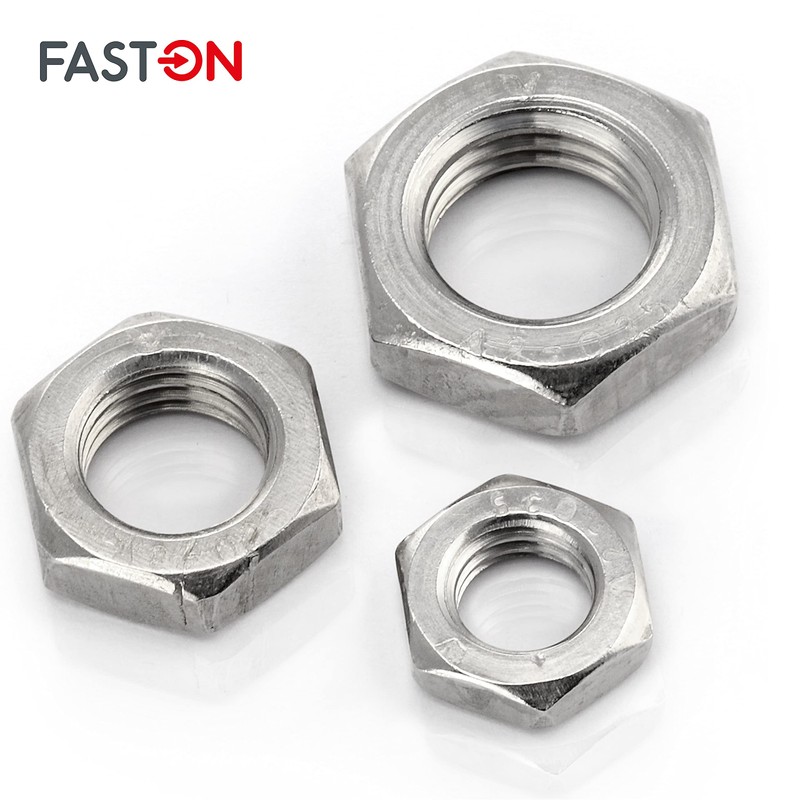 FASTON Hex Nuts M3 Low Shape Stainless Steel A2 V2A