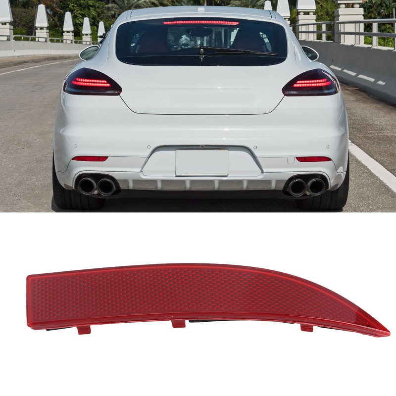 Rear Bumper Reflector Improved Visibility Red Marker Bumper Reflector for
