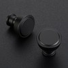 Ravinte 20 Pack Matte Black Kitchen Cabinet Knobs Single Hole