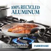 Farberware EcoAdvantage Ceramic Nonstick Griddle/Grill Pan, 11.25 Inch - Gray