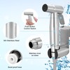 Mogokoyo Bidet Handbrause Set Silber Bad Bidet Aufsatz mit Waschen